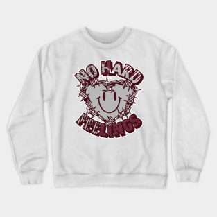 No Hard Feelings Dark Beetroot Crewneck Sweatshirt